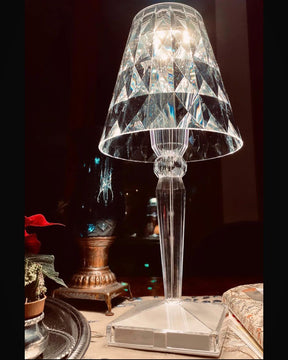 Lampe LED Glamour Rechargeable - Éclairage Ambiance et Tactile