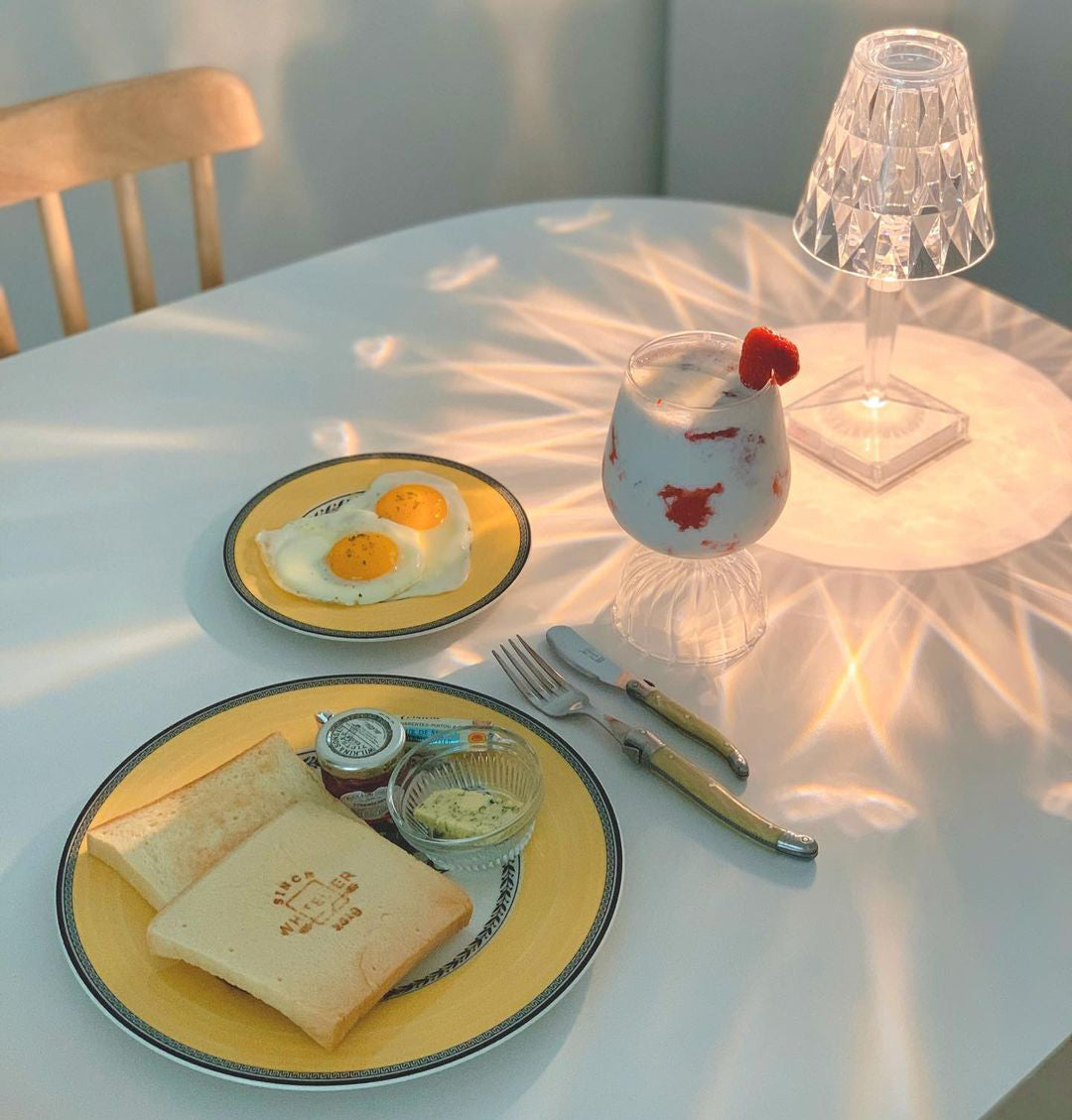 Lampe LED Glamour Rechargeable - Éclairage Ambiance et Tactile