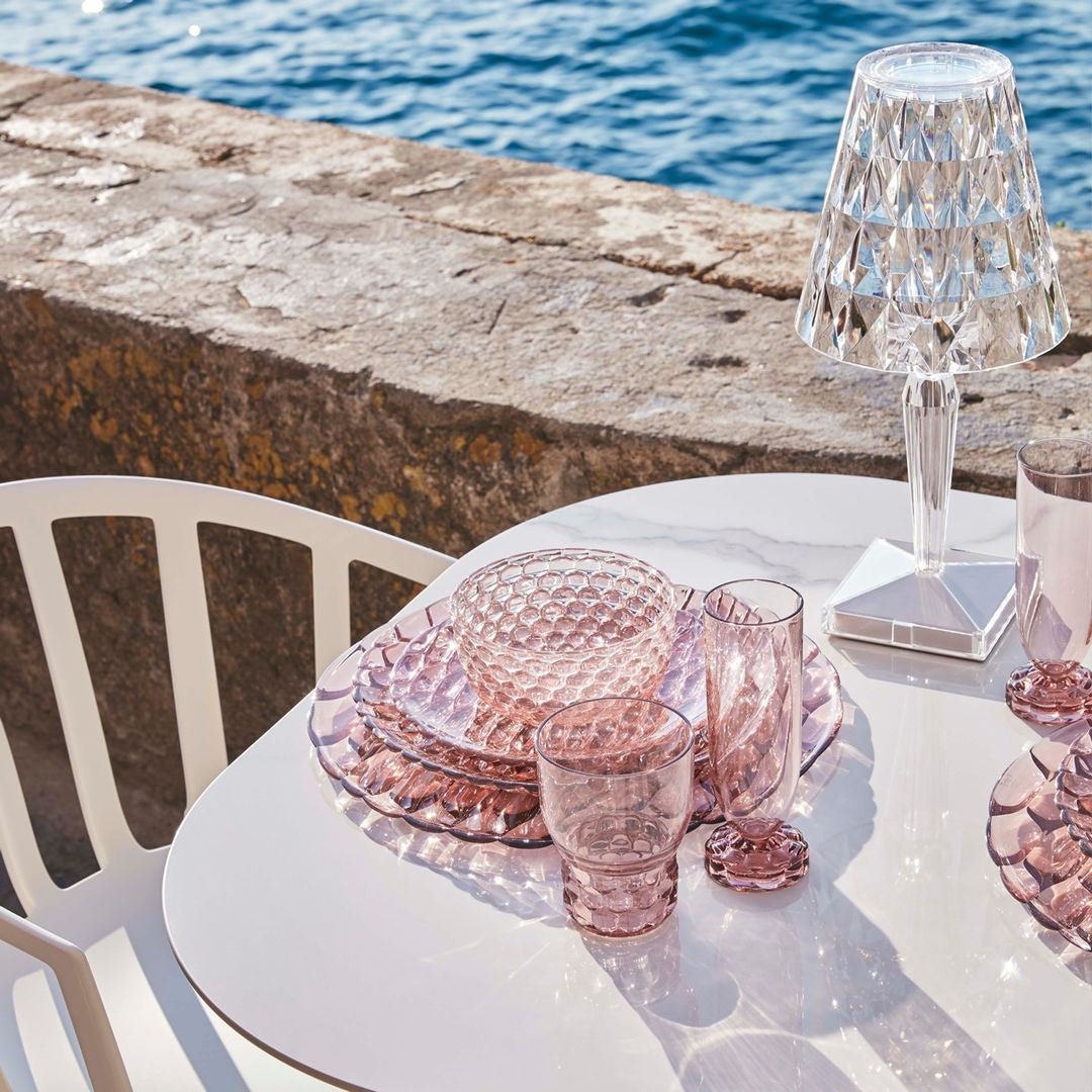 Lampe LED Glamour Rechargeable - Éclairage Ambiance et Tactile