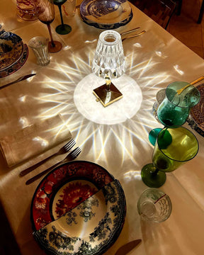 Lampe LED Glamour Rechargeable - Éclairage Ambiance et Tactile