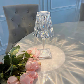 Lampe LED Glamour Rechargeable - Éclairage Ambiance et Tactile