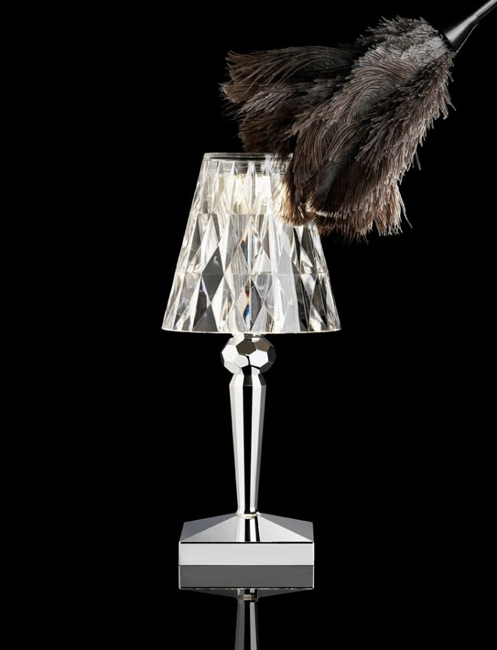 Lampe LED Glamour Rechargeable - Éclairage Ambiance et Tactile