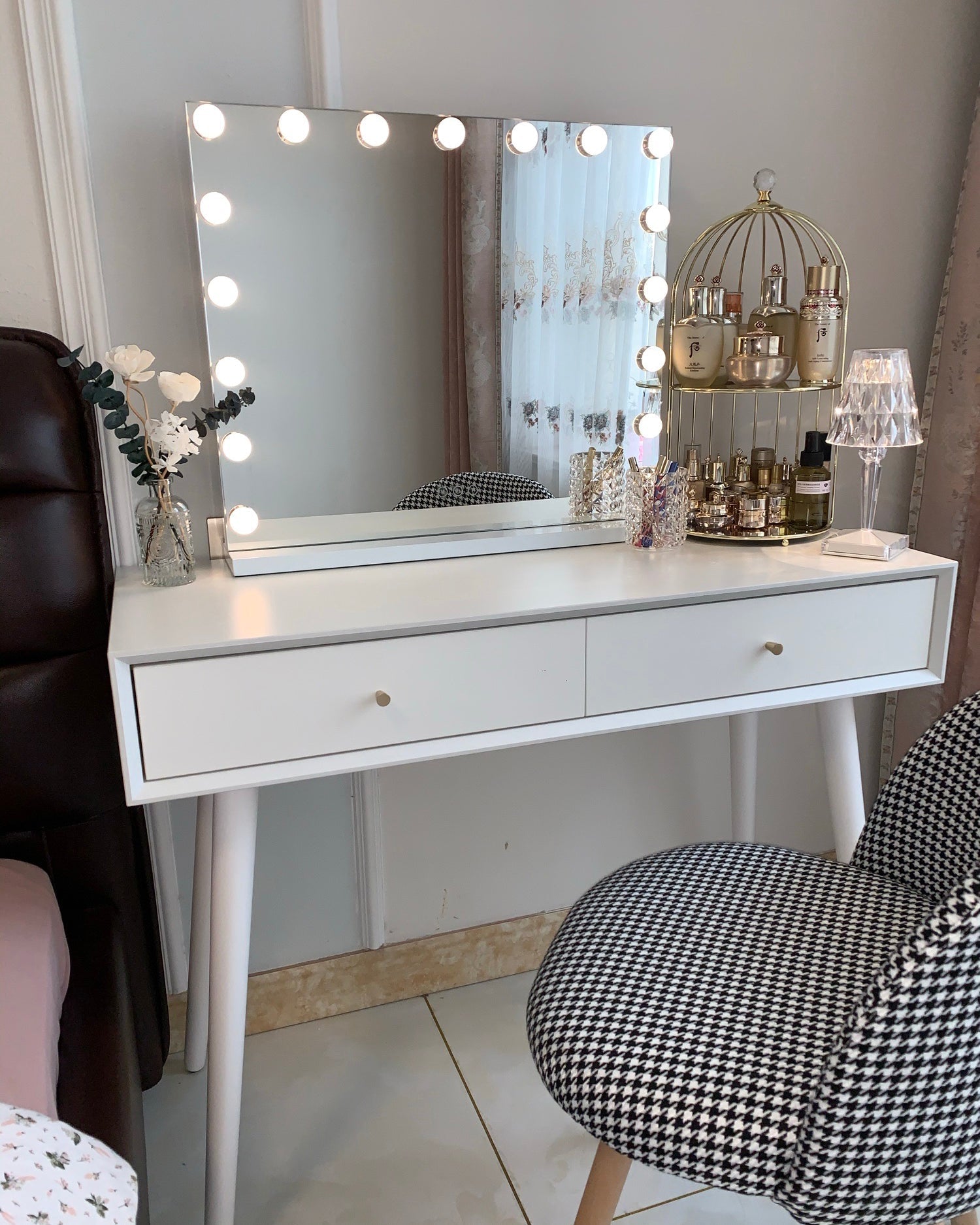 Lampe LED Glamour Rechargeable - Éclairage Ambiance et Tactile