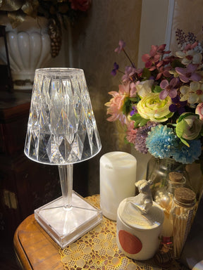 Lampe LED Glamour Rechargeable - Éclairage Ambiance et Tactile