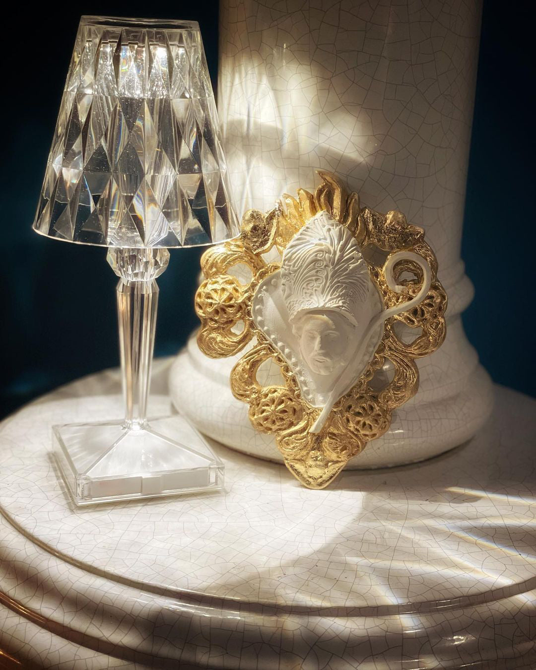 Lampe LED Glamour Rechargeable - Éclairage Ambiance et Tactile