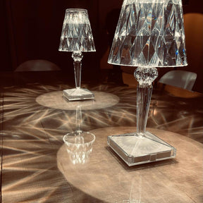 Lampe LED Glamour Rechargeable - Éclairage Ambiance et Tactile