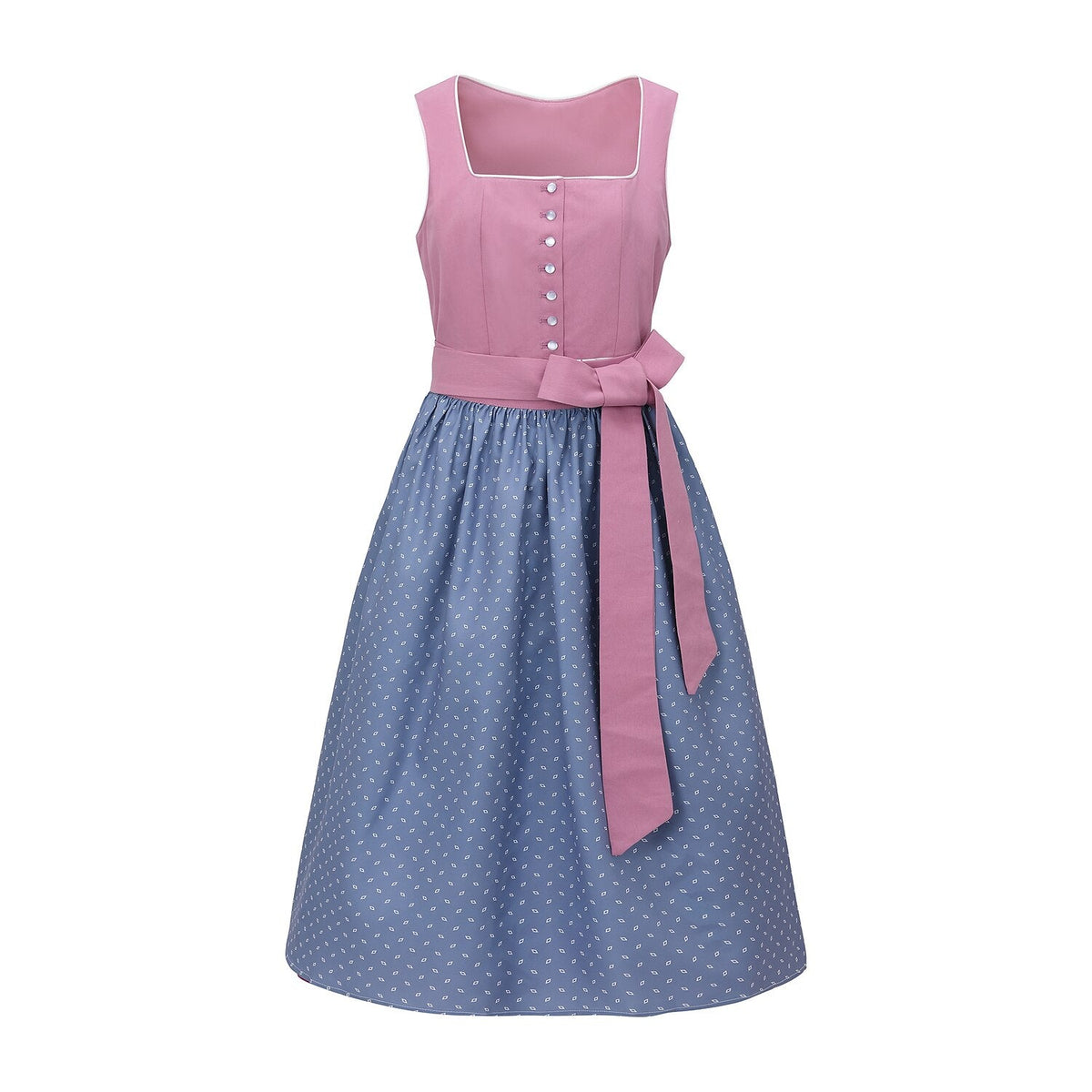 Robe Dirndl Bavaroise avec Tablier - Style Traditionnel pour Oktoberfest