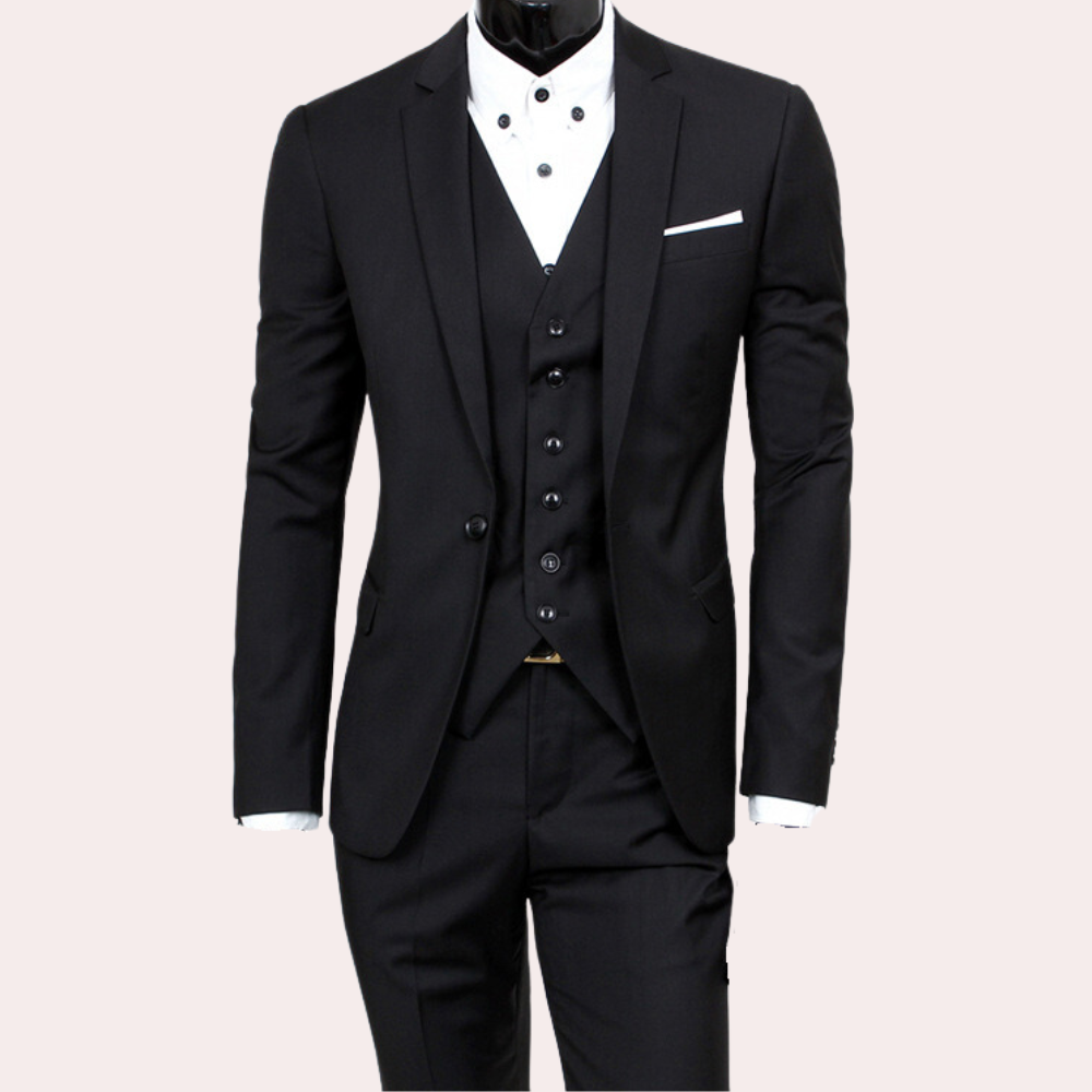 Costume d'Été pour Hommes en 3 Pièces - Élégance et Polyvalence pour Événements