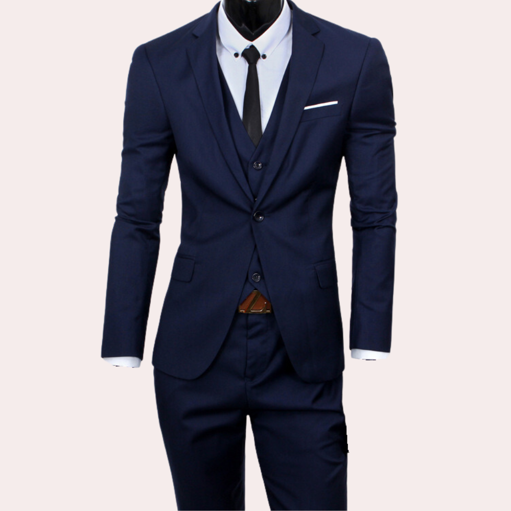 Costume d'Été pour Hommes en 3 Pièces - Élégance et Polyvalence pour Événements