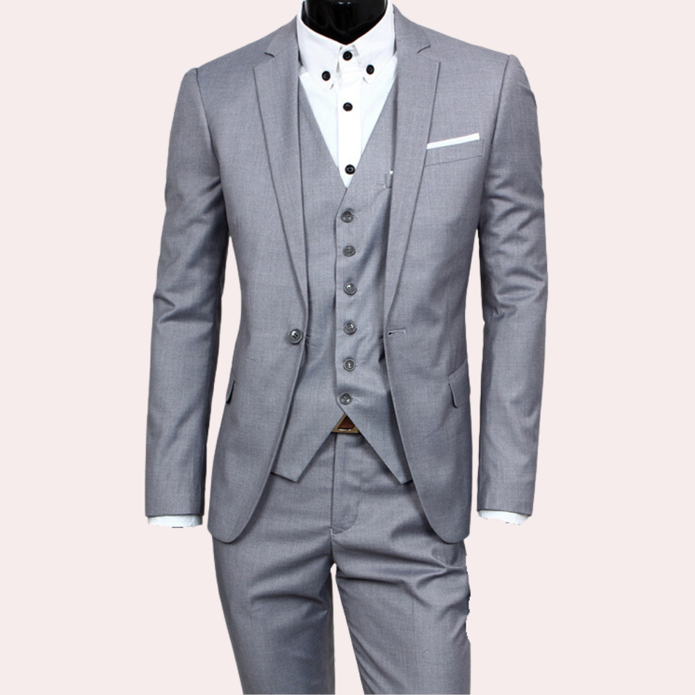 Costume d'Été pour Hommes en 3 Pièces - Élégance et Polyvalence pour Événements