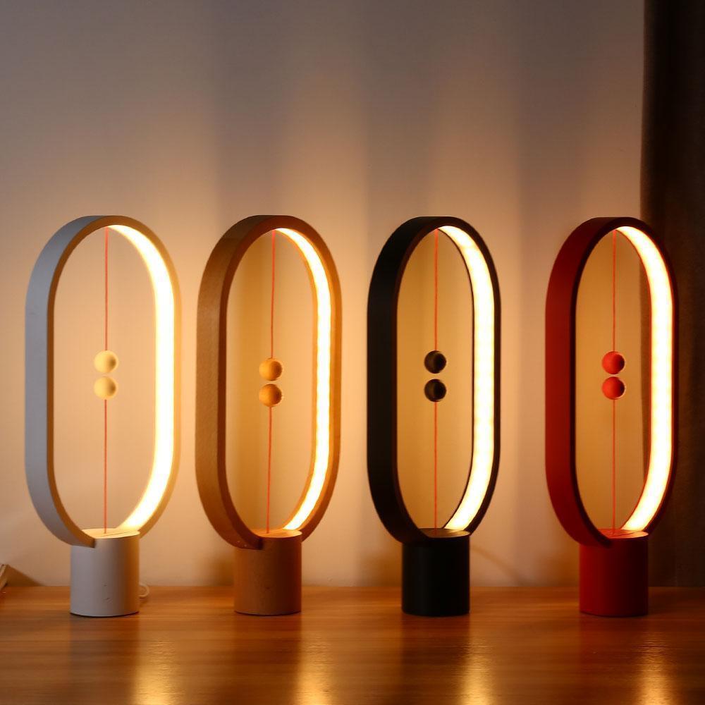 Lampe de Table en Bois Moderne - Interrupteur Magnétique et Design Élégant