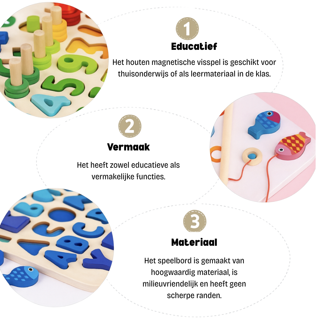 Puzzle Éducatif en Bois - Apprentissage Interactif pour Enfants