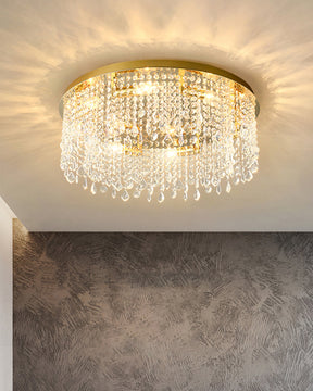 Lampe de Plafond en Cristal - Éclairage Luxueux et Design Élégant