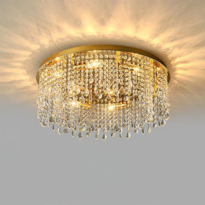 Lampe de Plafond en Cristal - Éclairage Luxueux et Design Élégant