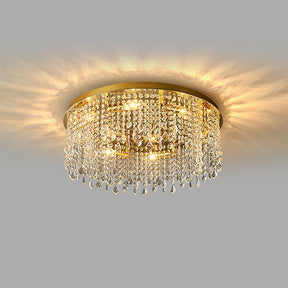 Lampe de Plafond en Cristal - Éclairage Luxueux et Design Élégant