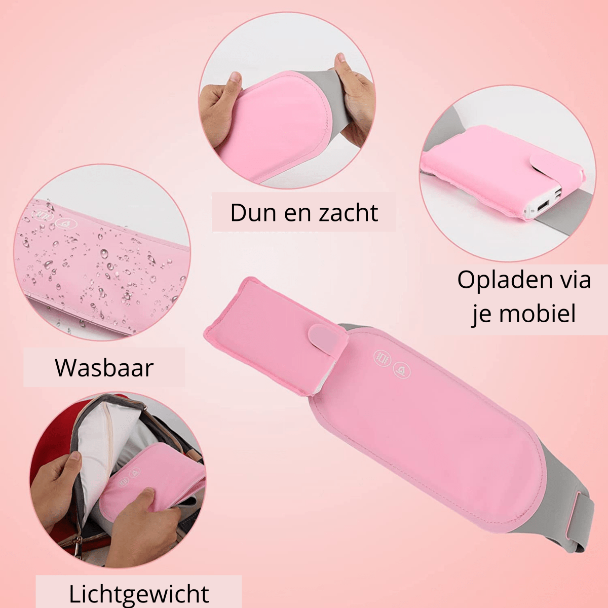 Chauffe-Belly Électrique pour Abdominaux - Relaxation et Soulagement des Crampes