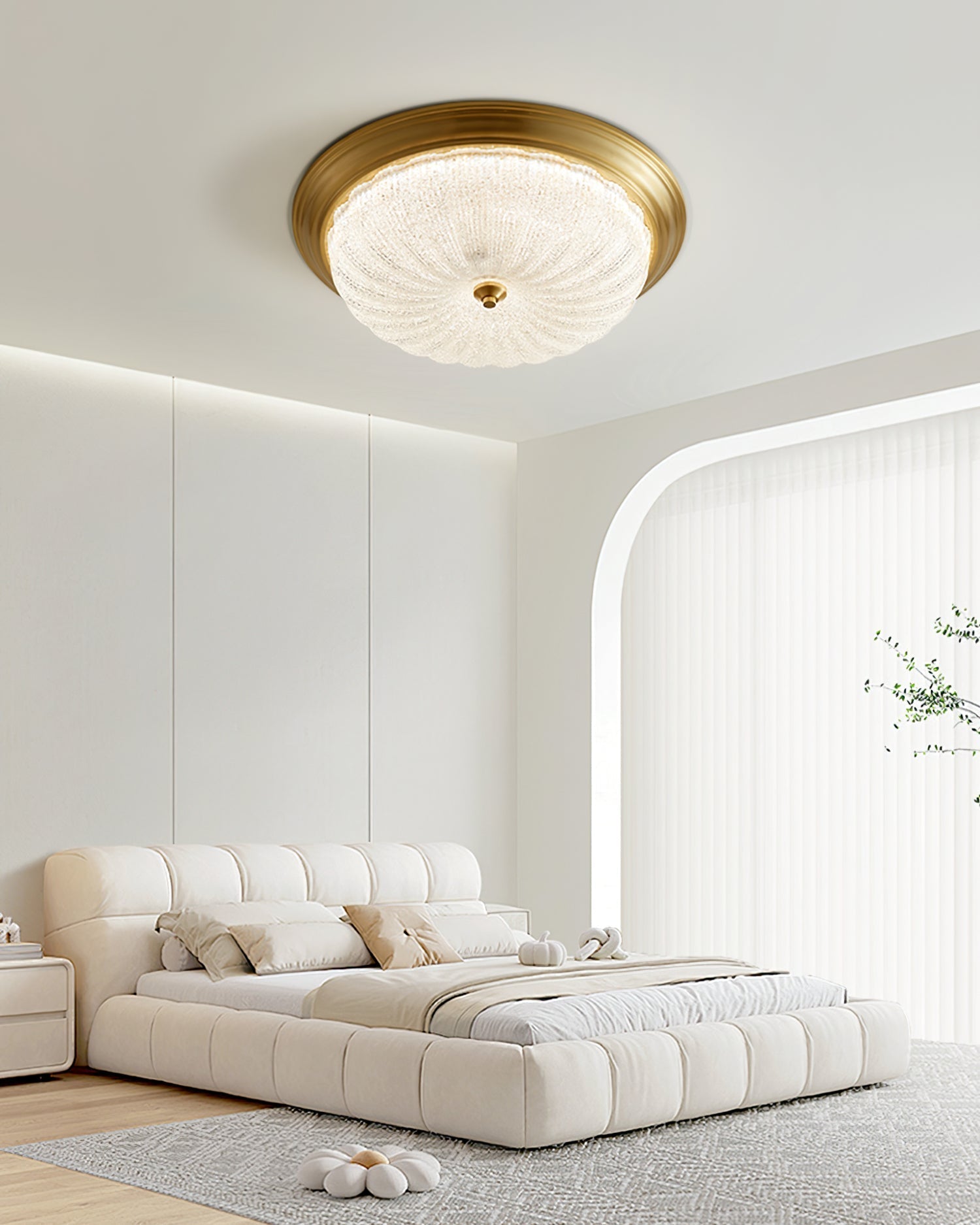 Lumière de Plafond Élégante - Design Minimaliste et Ambiance Chaleureuse