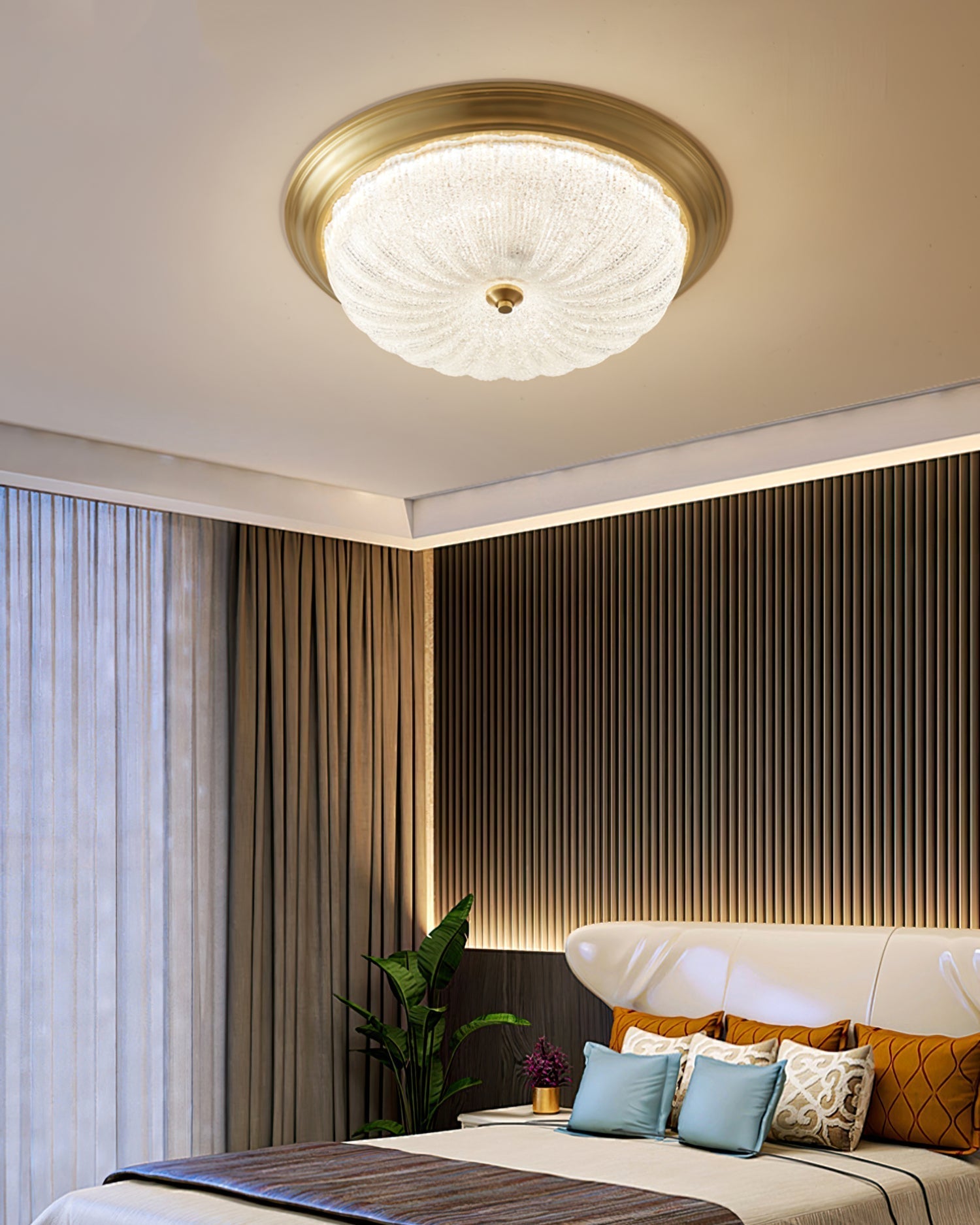 Lumière de Plafond Élégante - Design Minimaliste et Ambiance Chaleureuse