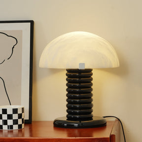 Lampe de Table Ambiante en Alabastre - Élégance et Design Sophistiqué