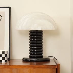 Lampe de Table Ambiante en Alabastre - Élégance et Design Sophistiqué