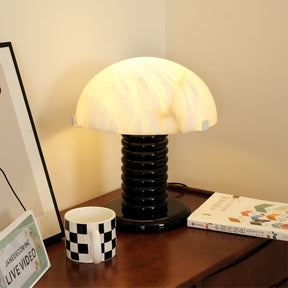 Lampe de Table Ambiante en Alabastre - Élégance et Design Sophistiqué