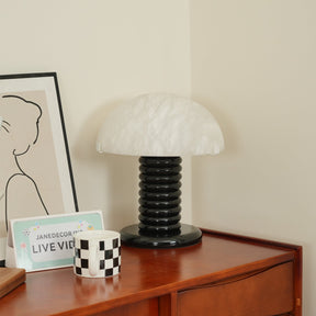Lampe de Table Ambiante en Alabastre - Élégance et Design Sophistiqué