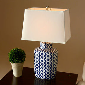 Lampe de Table Classique en Porcelaine - Lueur Chaleureuse et Élégante