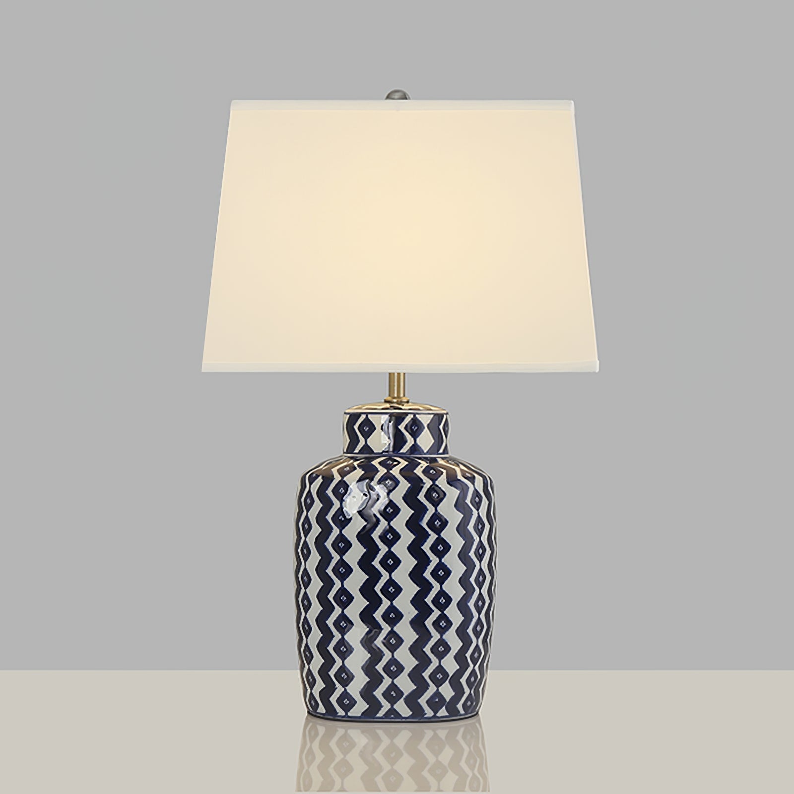 Lampe de Table Classique en Porcelaine - Lueur Chaleureuse et Élégante