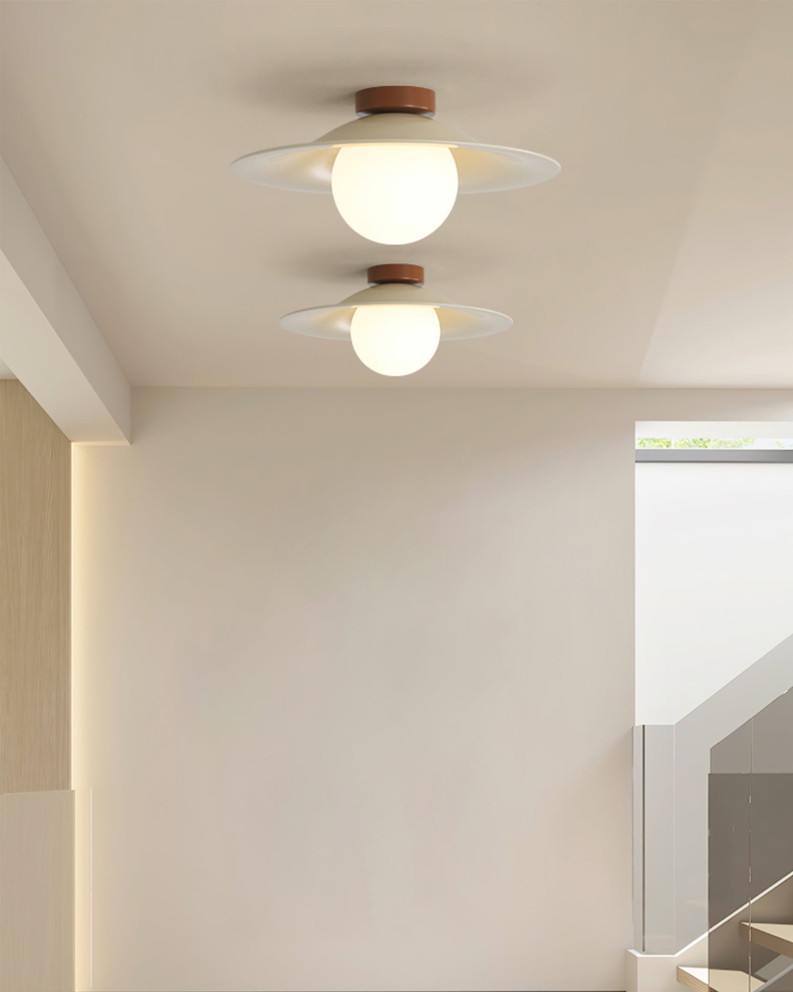 Lampe de Plafond Moderne en Métal - Design Élégant et Atmosphère Accueillante