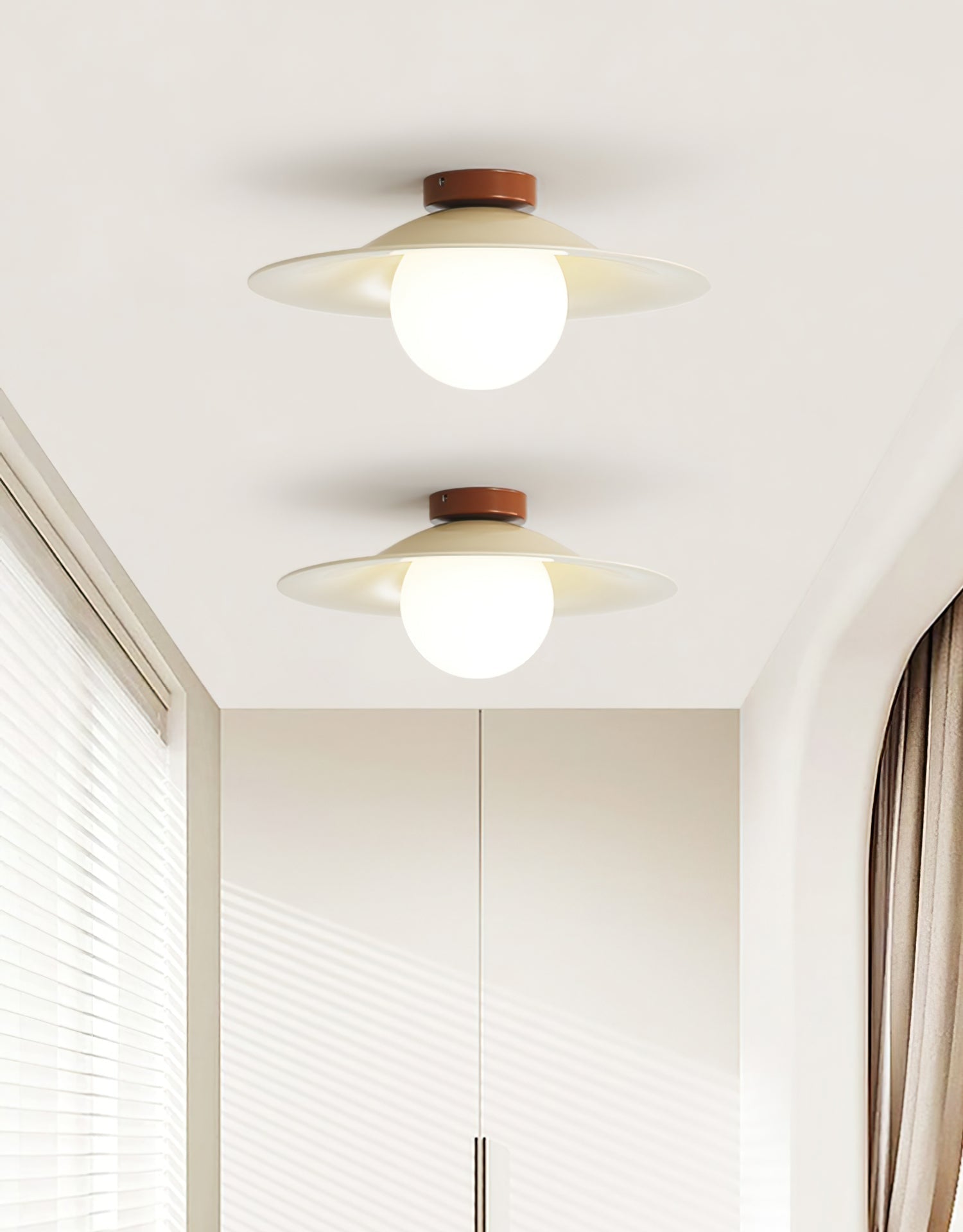 Lampe de Plafond Moderne en Métal - Design Élégant et Atmosphère Accueillante
