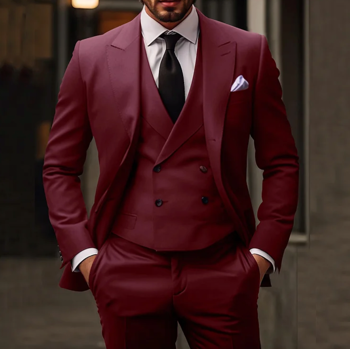 Costume 3 Pièces Classique pour Homme - Élégance Intemporelle et Confort Optimal
