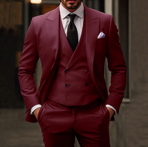 Costume 3 Pièces Classique pour Homme - Élégance Intemporelle et Confort Optimal