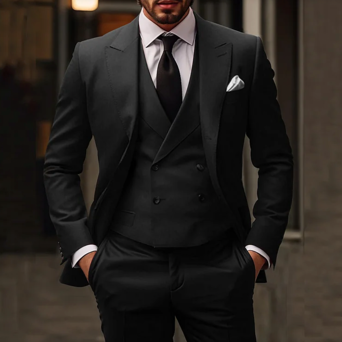 Costume 3 Pièces Classique pour Homme - Élégance Intemporelle et Confort Optimal