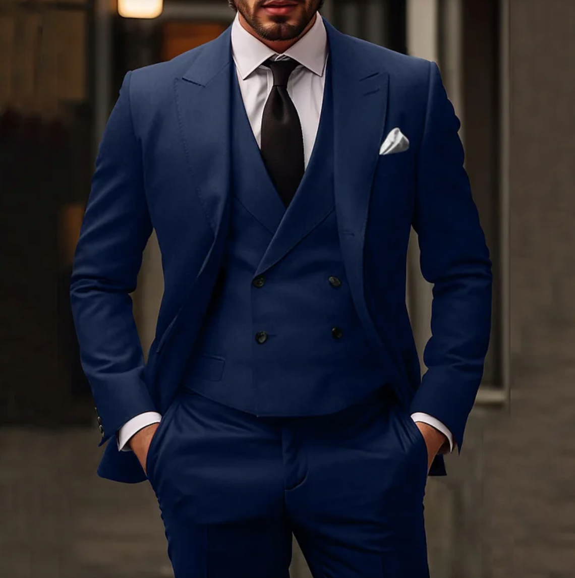 Costume 3 Pièces Classique pour Homme - Élégance Intemporelle et Confort Optimal