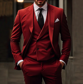 Costume 3 Pièces Classique pour Homme - Élégance Intemporelle et Confort Optimal