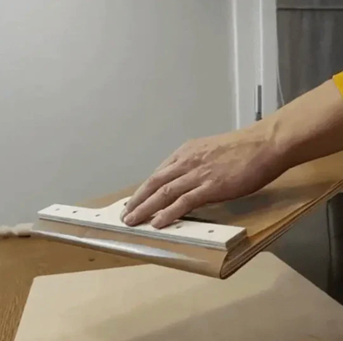 Pelleteuse à Pizza en Bois - Mécanisme Glissant et Facile à Nettoyer