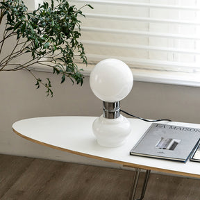 Lampe en Verre Blanc Élégante - Design Moderne et Durable