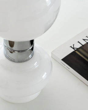 Lampe en Verre Blanc Élégante - Design Moderne et Durable