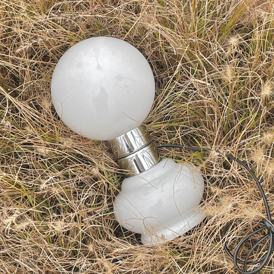 Lampe en Verre Blanc Élégante - Design Moderne et Durable