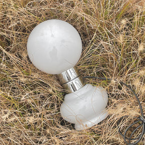 Lampe en Verre Blanc Élégante - Design Moderne et Durable
