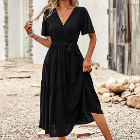Robe Décontractée Élégante pour Femmes - Tissu Respirant et Coupe Flatteuse