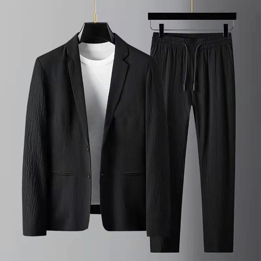 Ensemble d'Été Décontracté en Polyester - Élégance et Confort pour Temps Chauds