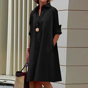 Robe Longue Élégante pour Femmes - Confort et Style Printanier Raffiné