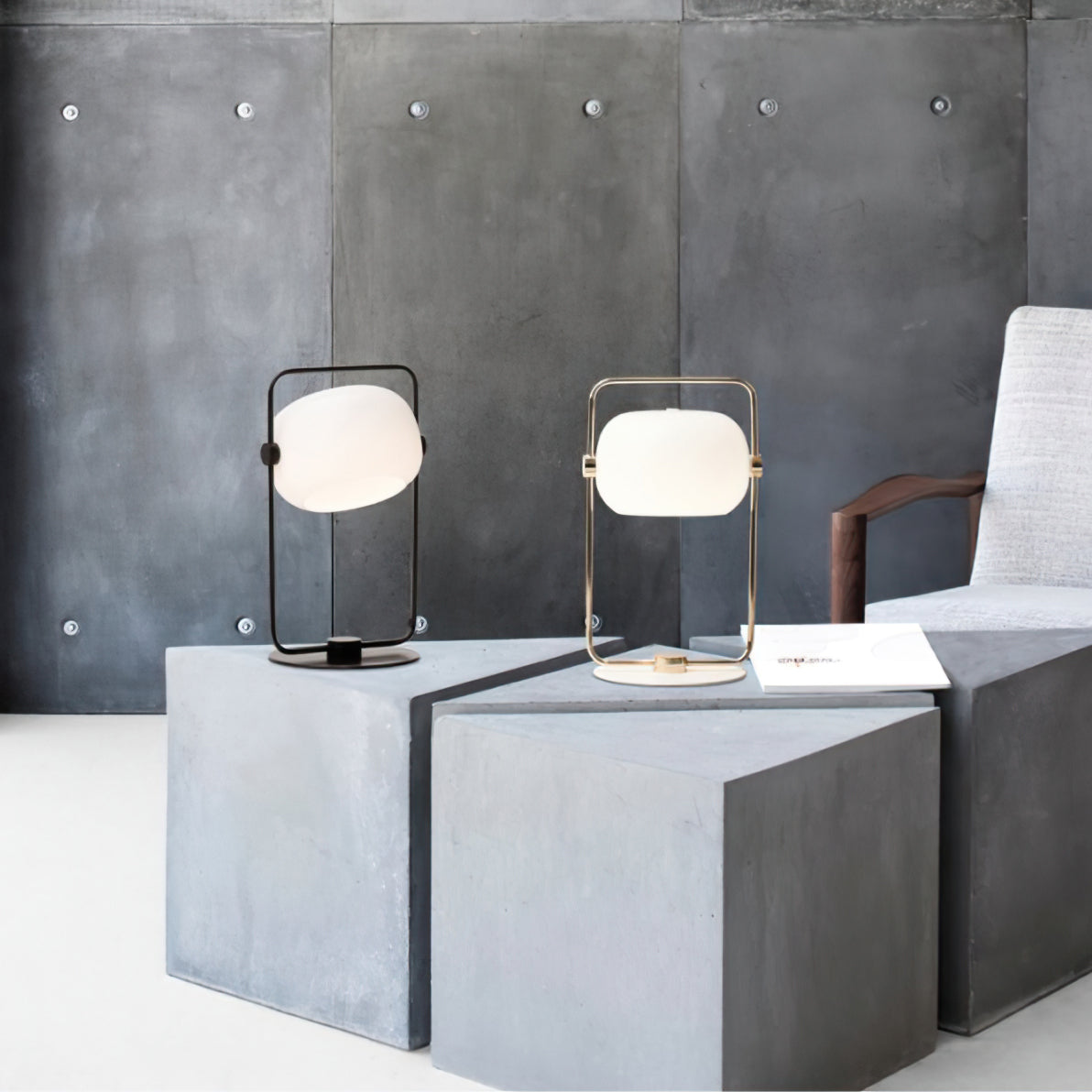 Lampe de Table en Verre Élégante - Design Minimaliste et Matériaux Premium
