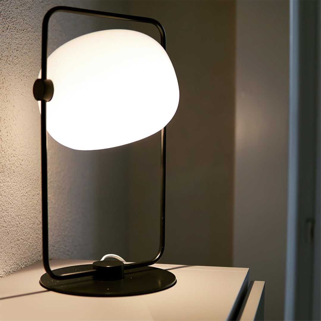 Lampe de Table en Verre Élégante - Design Minimaliste et Matériaux Premium