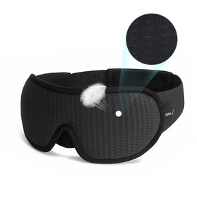 Masque de Sommeil 3D en Mousse - Confort Ultime et Obscurité Totale