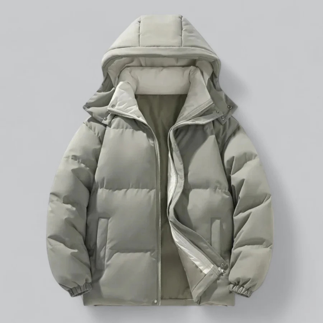 Veste Puffer Isolée à Capuche pour Hommes - Protection Optimale contre le Froid