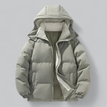 Veste Puffer Isolée à Capuche pour Hommes - Protection Optimale contre le Froid
