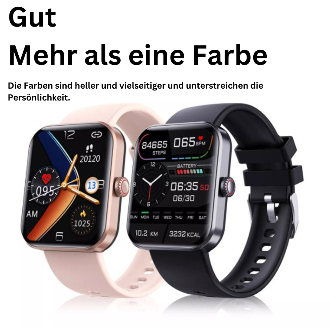 Montre de Glucose Non-Invasive - Suivi Complet de Santé Quotidien