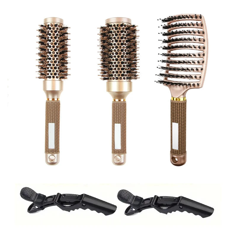 Brosses à Cheveux Ionique pour Volume - Brillance et Coiffage de Qualité Salon